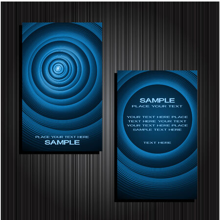 business cards set 34のイラスト素材