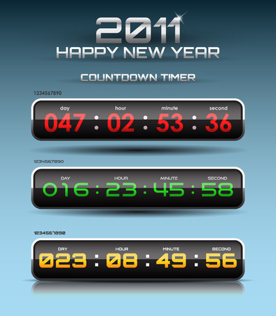 countdown timerのイラスト素材