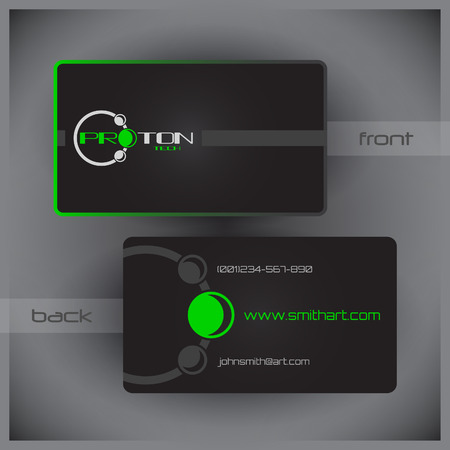 abstract creative business cards (set template)のイラスト素材