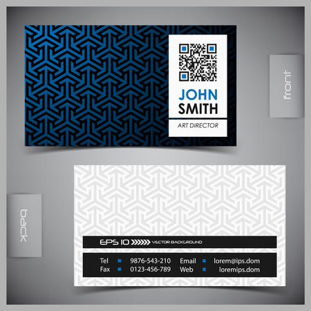 Vector abstract creative business cards (set template)のイラスト素材