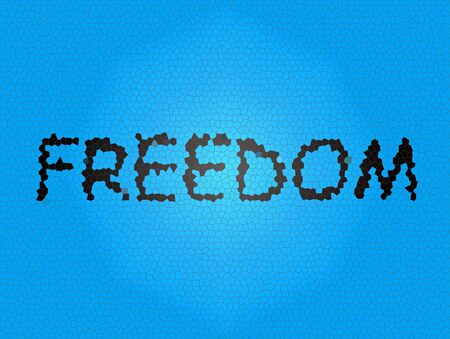 FREEDOM abstract texture の写真素材