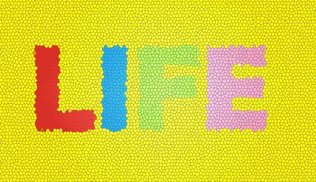 Life background textureの写真素材