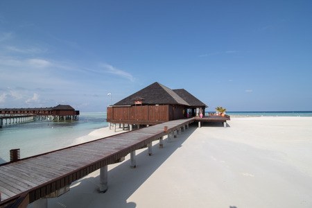 Maldives Grand water vllaの写真素材