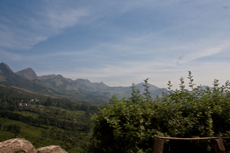 Landscape of Munnarの写真素材
