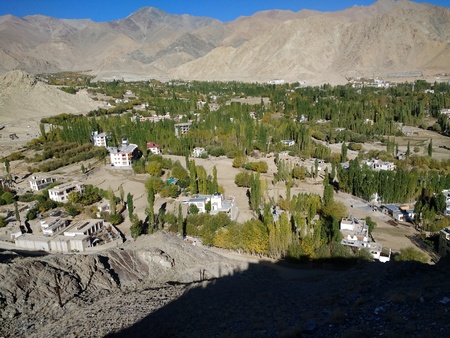 Landscape of Leh Ladakhの写真素材