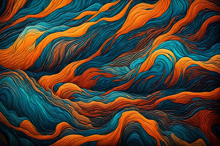 Abstract wavy background. 3d rendering, 3d illustration.