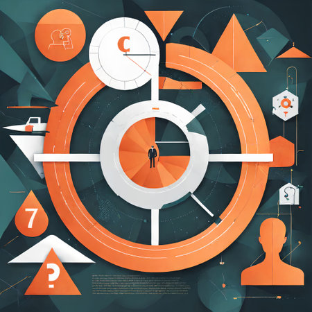 Business infographics with arrows and people silhouettes. Vector illustration.の写真素材
