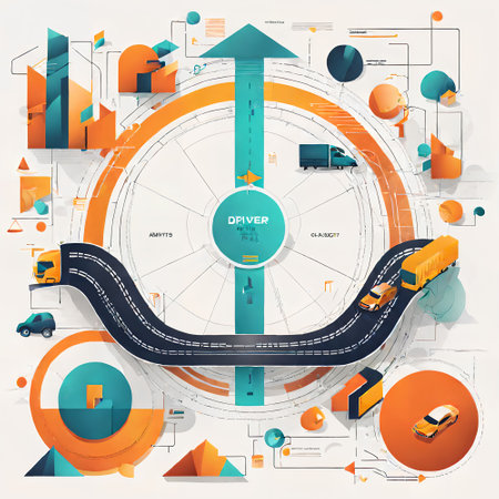 High-detailed illustration of a road map. Vector illustration.の写真素材