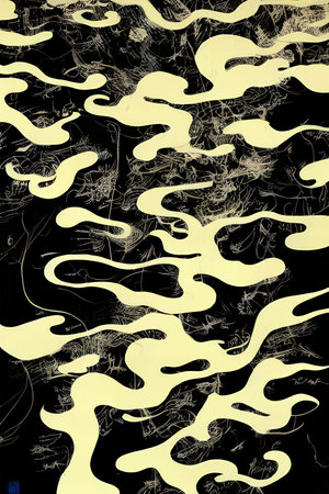 Abstract background in yellow and black colors. Illustration for design.の写真素材