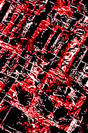 abstract red and black background texture with grunge brushstrokes