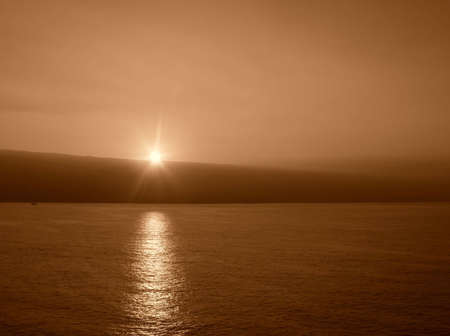 Hawaiian sunsetの写真素材