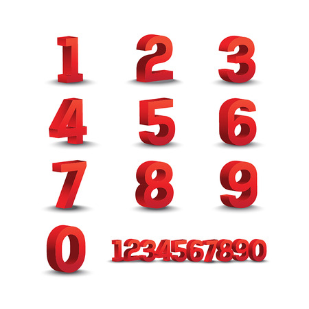 Number design. for Advertisingのイラスト素材