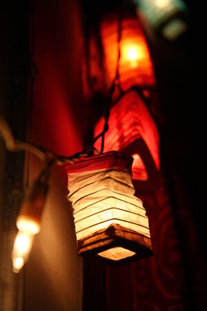 The light in the darkの写真素材