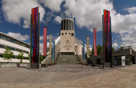 Metropolitan Cathedral of Christ The King Liverpool のeditorial素材