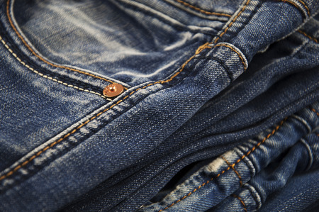 Jeans with pocket blue