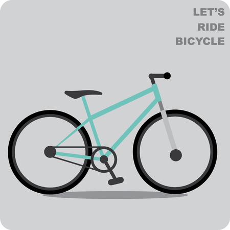 Mountain bike vectorのイラスト素材