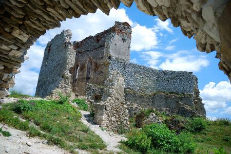 The picture of Cachtice ruins, Slovakiaの写真素材