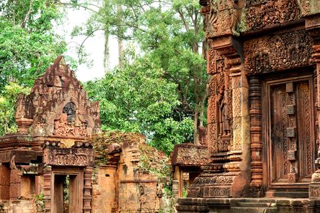Banteay Srei Wat, Siem Reap, Cambodia の写真素材