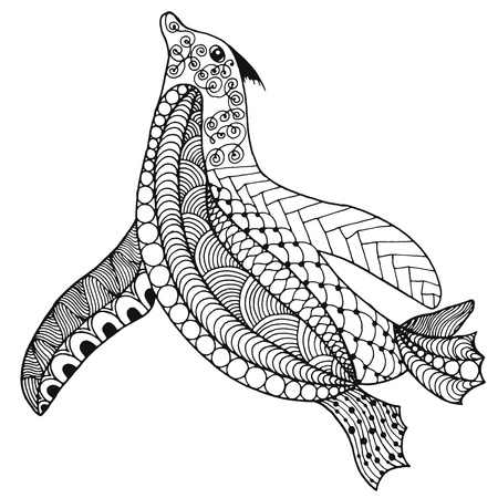 Cute penguin.のイラスト素材