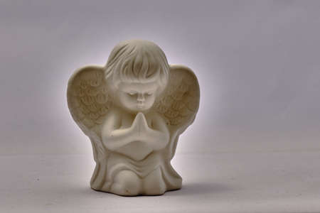 The Prayer of the Little White Angelの写真素材