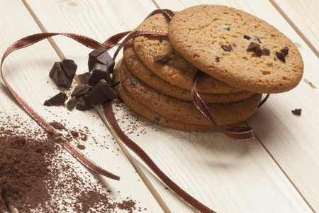 cinnamon and chocolate chip の写真素材