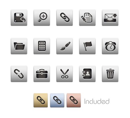 Interface / It includes 4 color in differents layersのイラスト素材