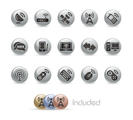 Wireless & Communications / The EPS file includes 4 color in different layers. のイラスト素材
