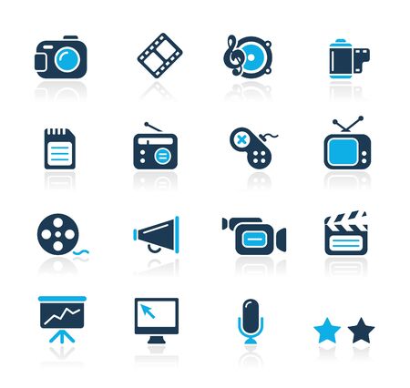 Multimedia // Azure Seriesのイラスト素材