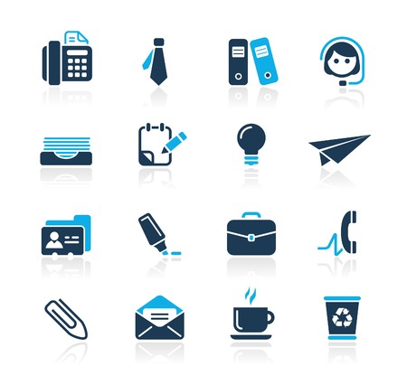 Office & Business // Azure Seriesのイラスト素材