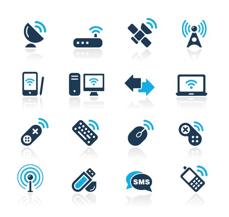 Wireless & Communications // Azure Seriesのイラスト素材