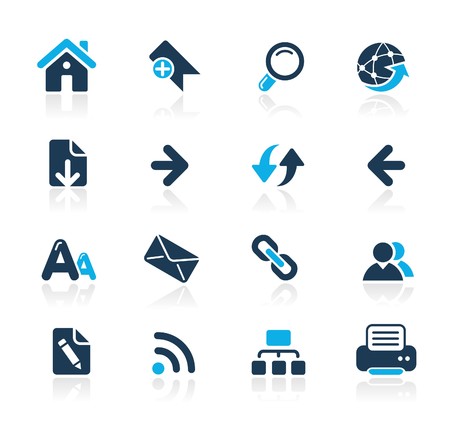 Web Navigation // Azure Seriesのイラスト素材