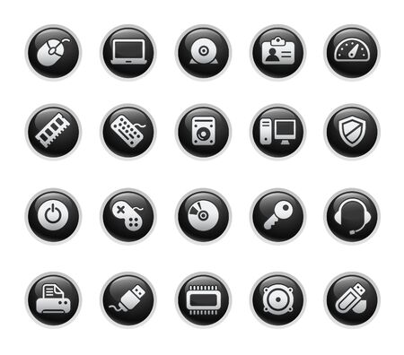Computer & Devices // Black Label Seriesのイラスト素材