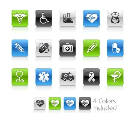 Medical  / The file includes 4 colors in different layers.のイラスト素材
