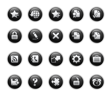 Web 2.0 / Black Label Seriesのイラスト素材