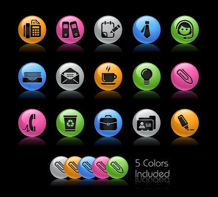 Office & Business / The vector file includes 5 colors in different layers.のイラスト素材