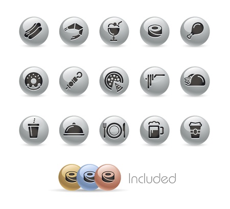Food Iconsのイラスト素材