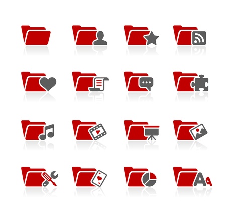 Folder Icons - 2 -- Redico Series のイラスト素材
