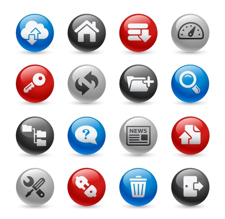 Hosting Icons -- Gel Pro Seriesのイラスト素材