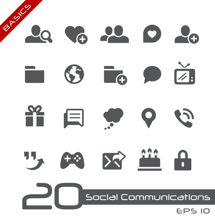 Social Communicationsのイラスト素材