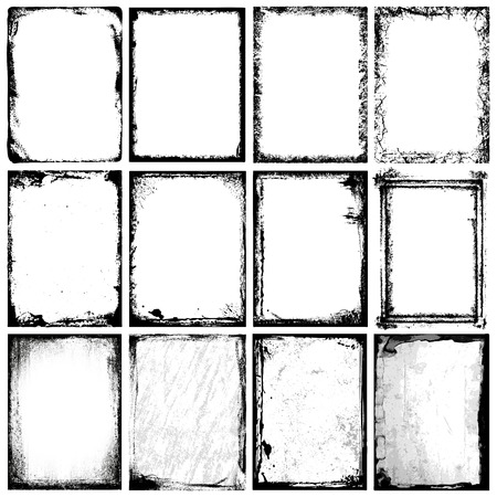 Frames and Texturesのイラスト素材