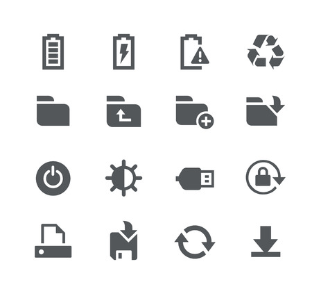 Energy and Storage -- Apps Interfaceのイラスト素材