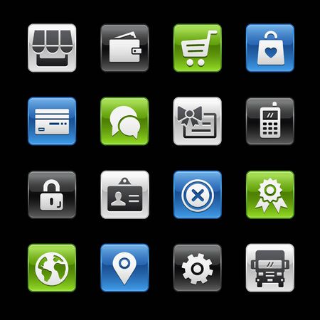 Online Store Icons  GelBox Seriesのイラスト素材