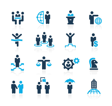 Planing Success and Business Strategies  Azure Seriesのイラスト素材