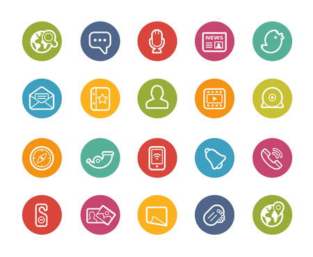 Social Network Icons -- Printemps Seriesのイラスト素材