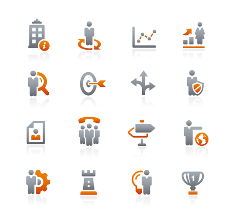 Company and Business Strategies - Graphite Seriesのイラスト素材