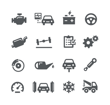 Car Service Icons -- Utility Seriesのイラスト素材