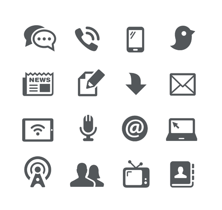 Telecommunications Icons -- Utility Seriesのイラスト素材
