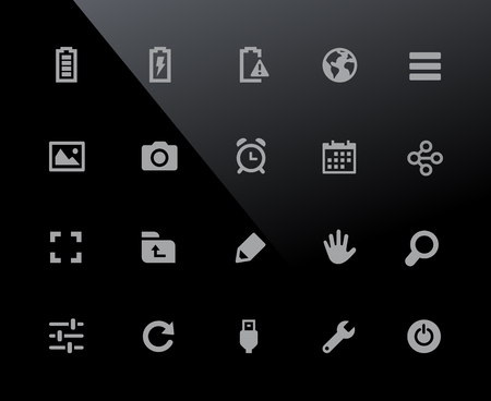 Web & Mobile Icons 3 - 32px Series - Vector icons adjusted to work in a 32 pixel grid.のイラスト素材