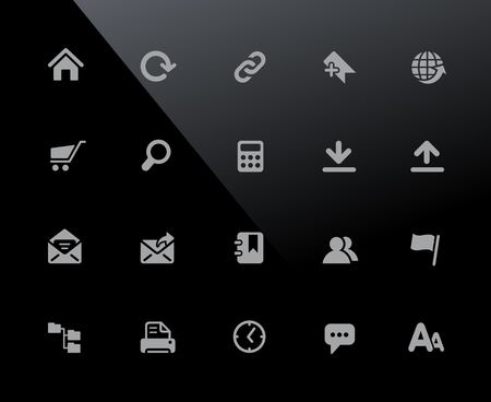 Web Page Icons - 32px Series - Vector icons adjusted to work in a 32 pixel grid.のイラスト素材