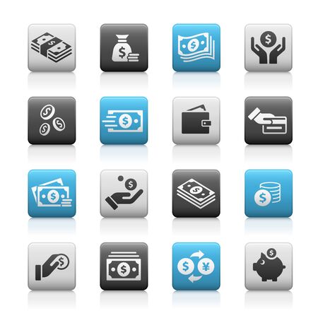 Money Icons // Matte Seriesのイラスト素材